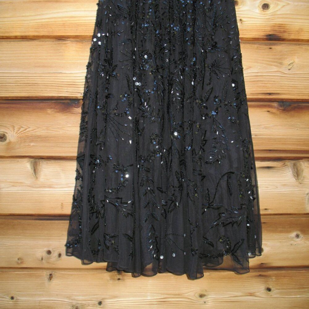 MAC DUGGAL 93898 Black Strapless Embellished A Line Dress - Picture 12 of 13